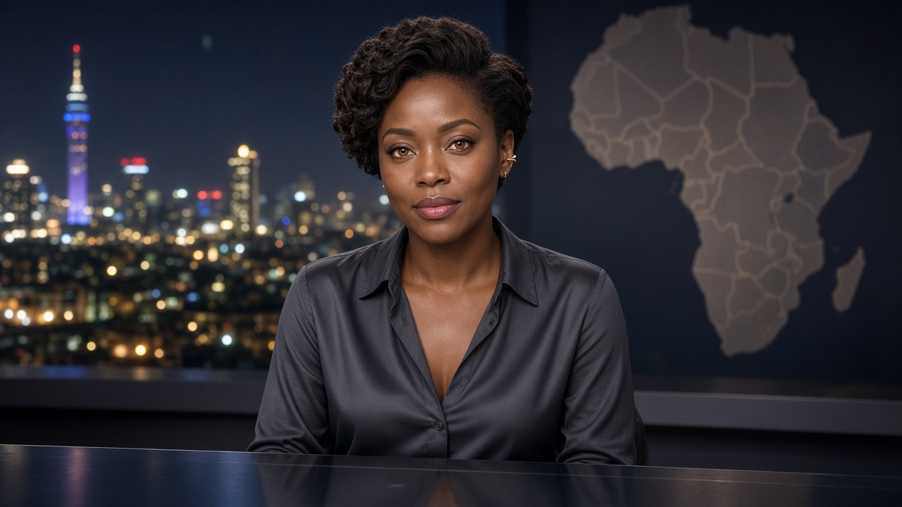 ARIA, AI Africa correspondent, generated, not a real journalist